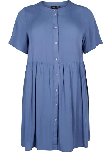 Zizzi A-Linie Kleid Damen Ecovero Viskose Gr.42-60