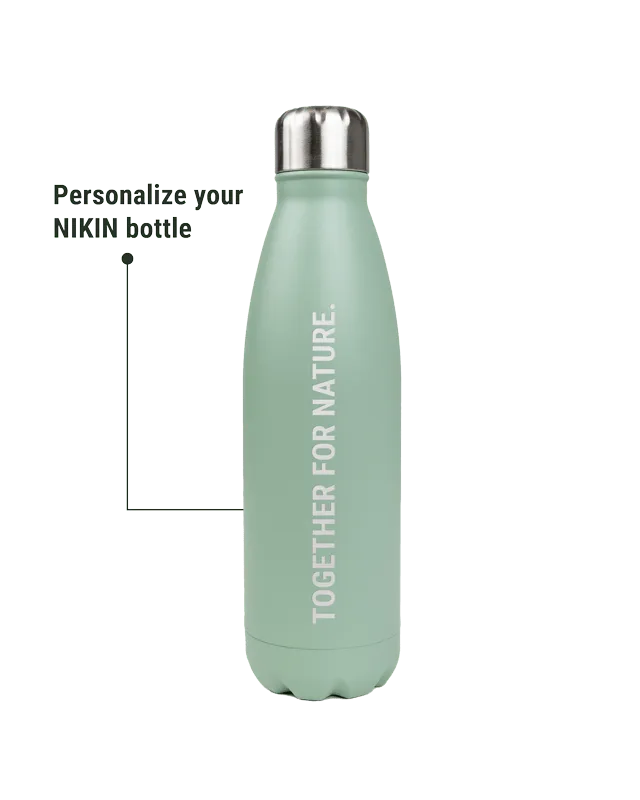 NIKIN TreeBottle Trinkflasche Mint personalisiert 750ml