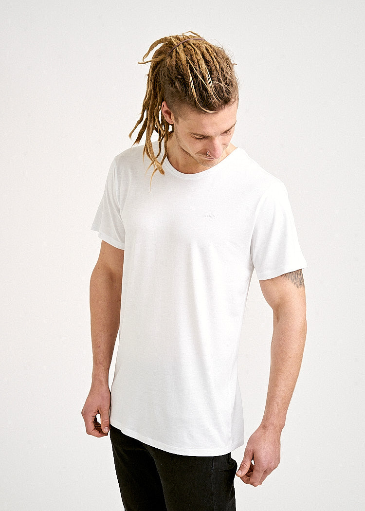 Wijld Woodshirt T-Shirt Herren Weiß Holz Regular