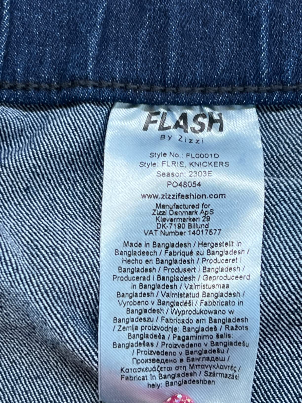 Zizzi Flash Jeans Capri 3/4 Damen Denim Stretch