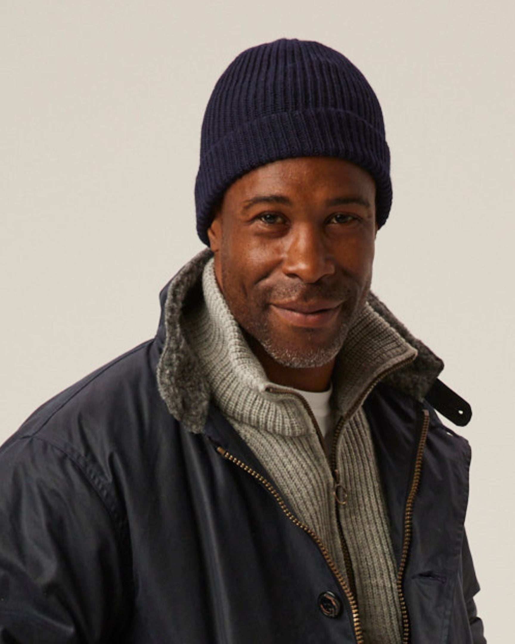 Peregrine Porter Ribbed Beanie Mütze Oak Merinowolle