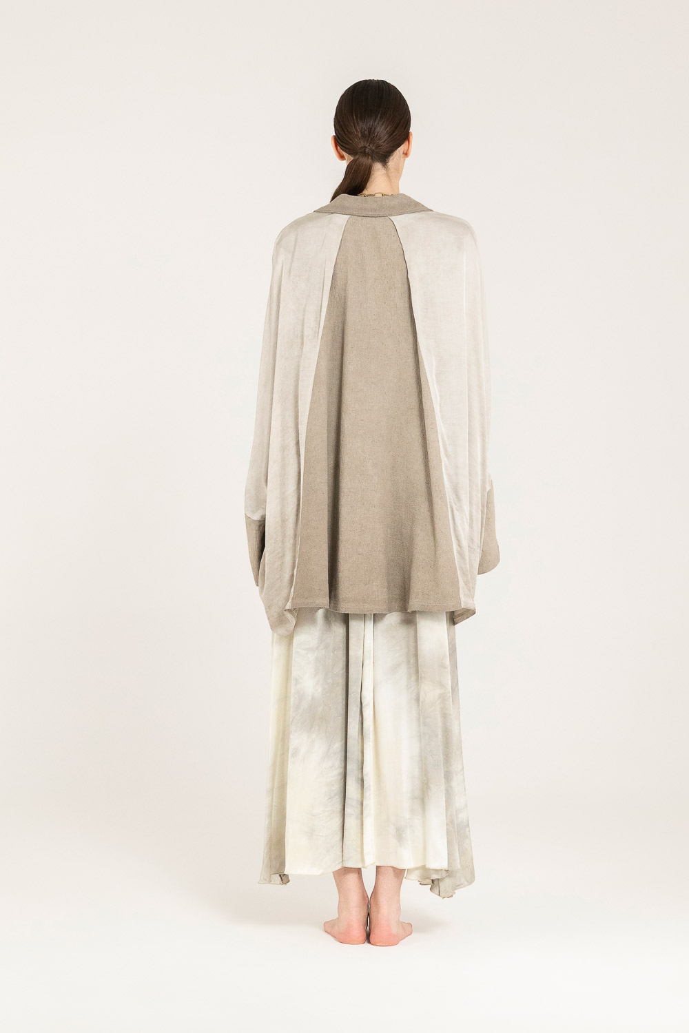 Sanctamuerte Capispalla Blazer Over Lungo Baumwolle-Satin
