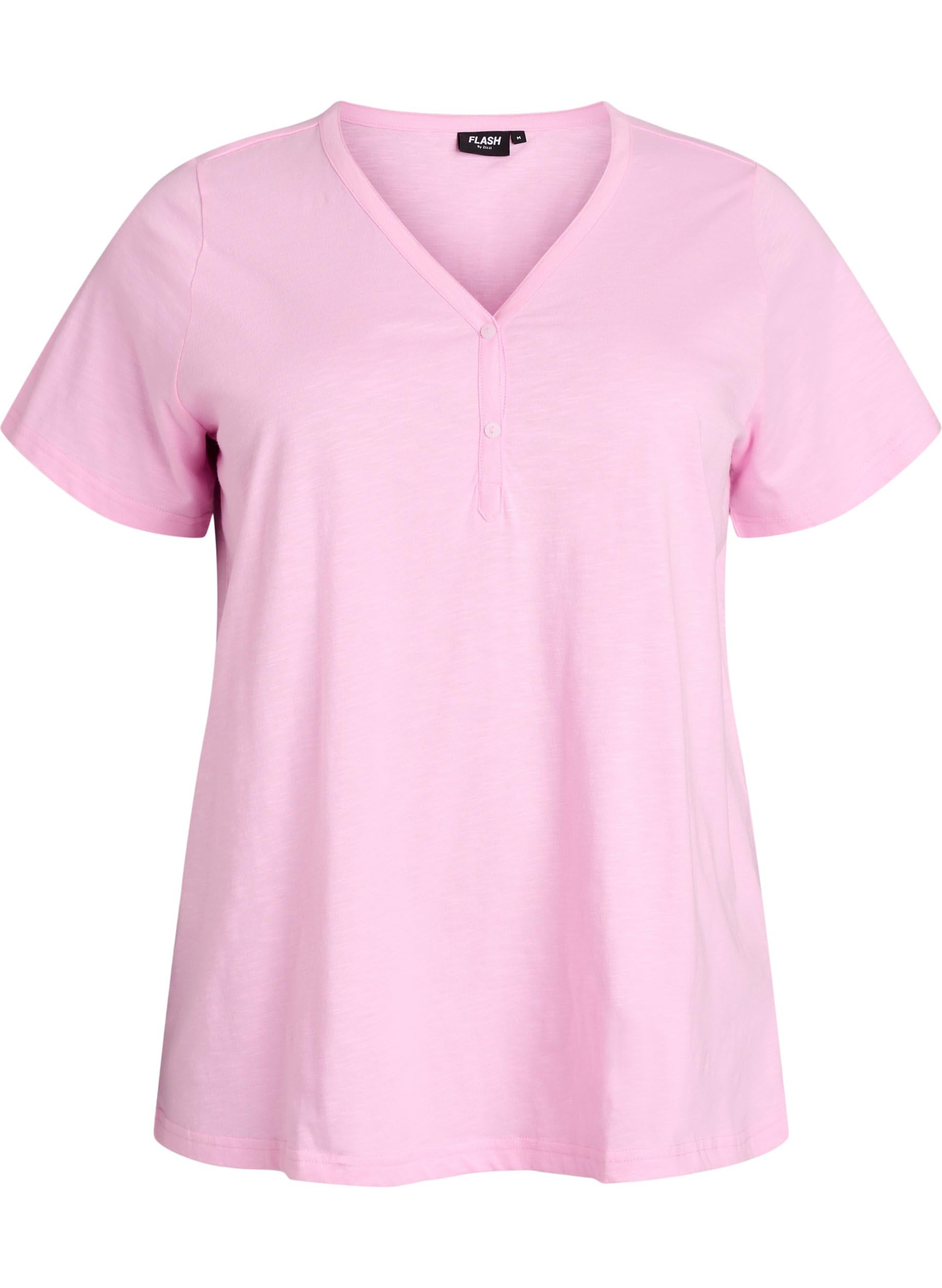 Flash by Zizzi T-Shirt V-Ausschnitt Green Milieu 42-48