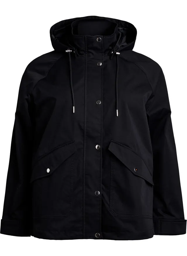Zizzi Jackets Frühlingsparka Reißverschluss Kapuze Gr. 42-60