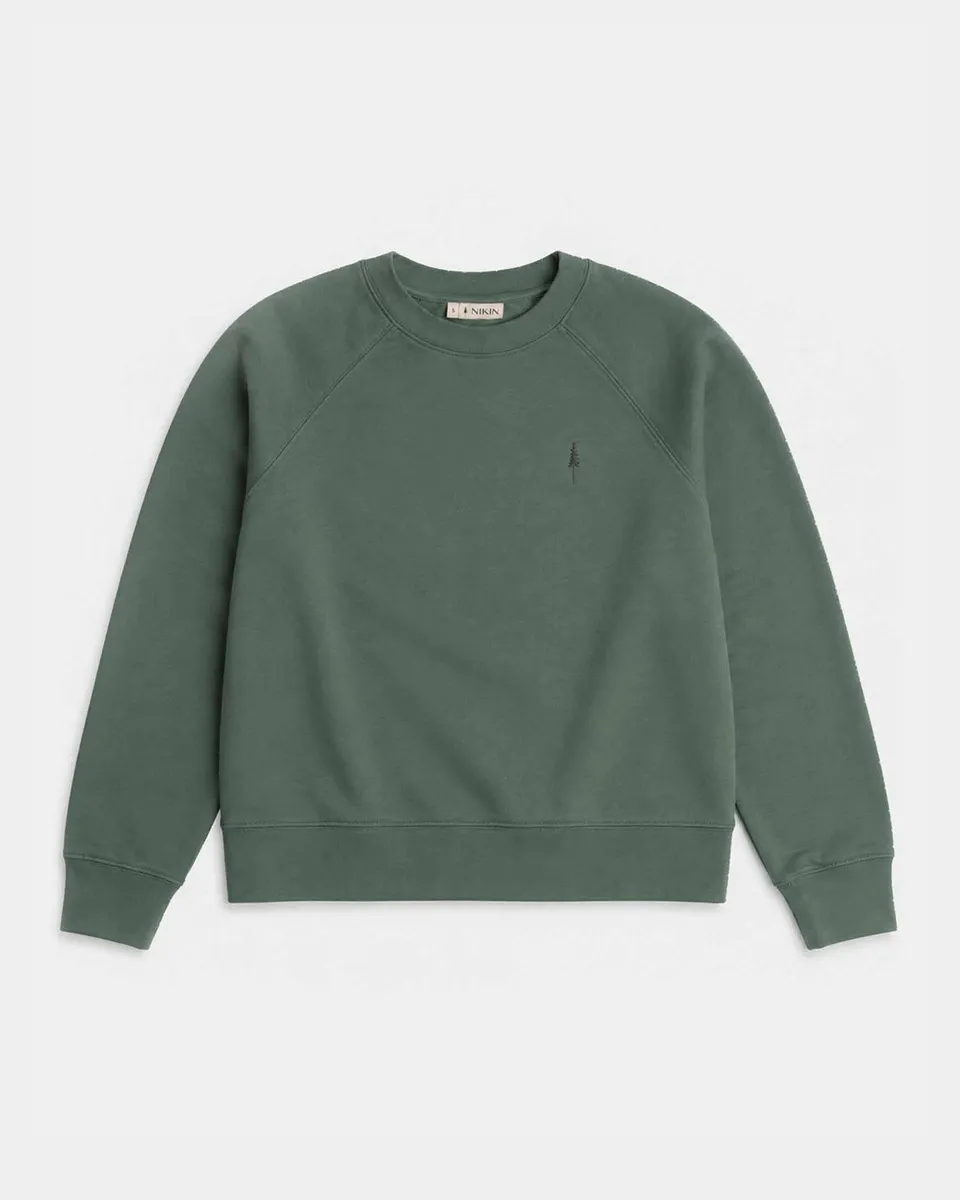 NIKIN TreeSweater Raglan Sage Pullover Damen