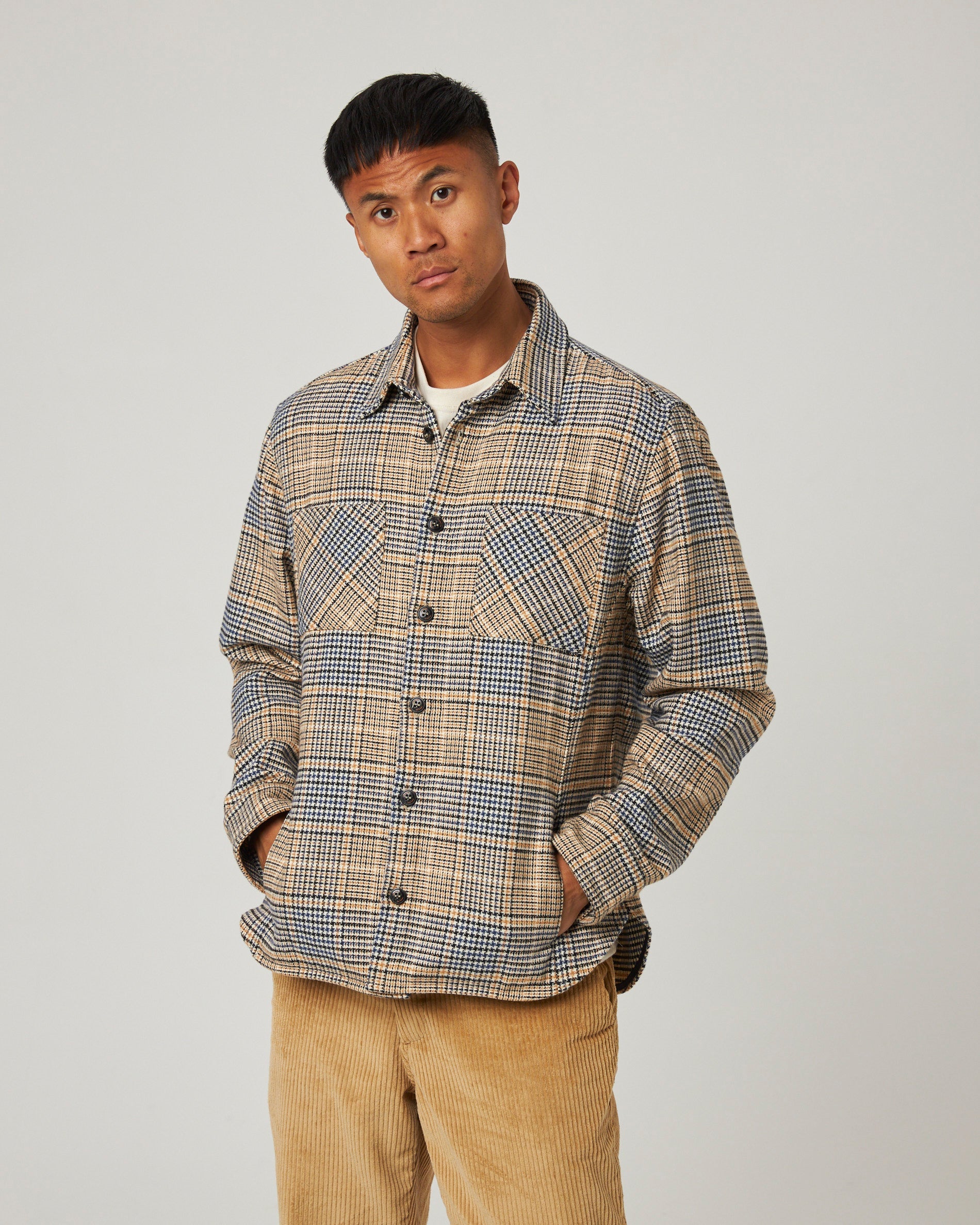 Peregrine Blunt Overshirt Hemdjacke Harry Check M
