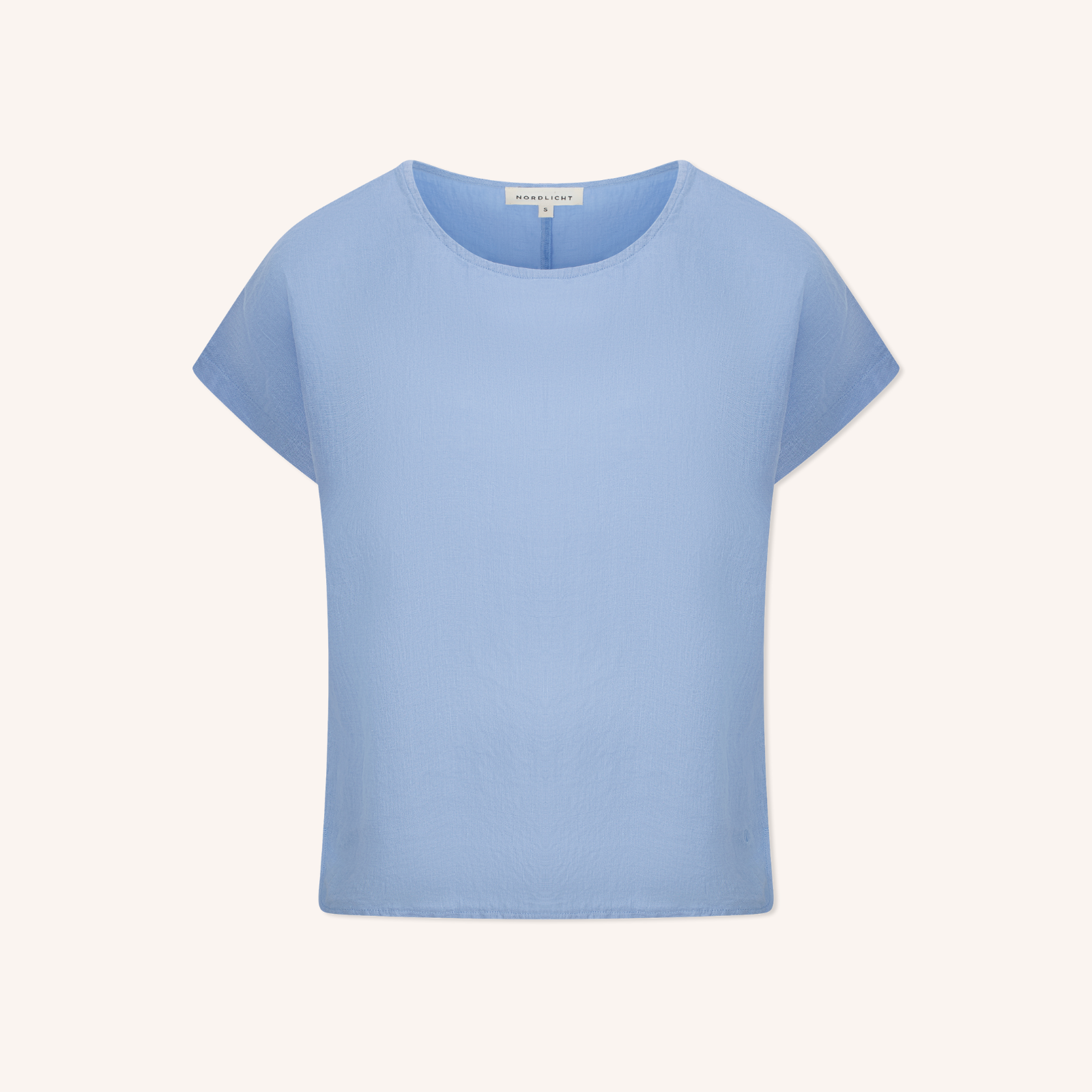 Nordlicht Ida Leinen T-Shirt Blau S 100% Leinen