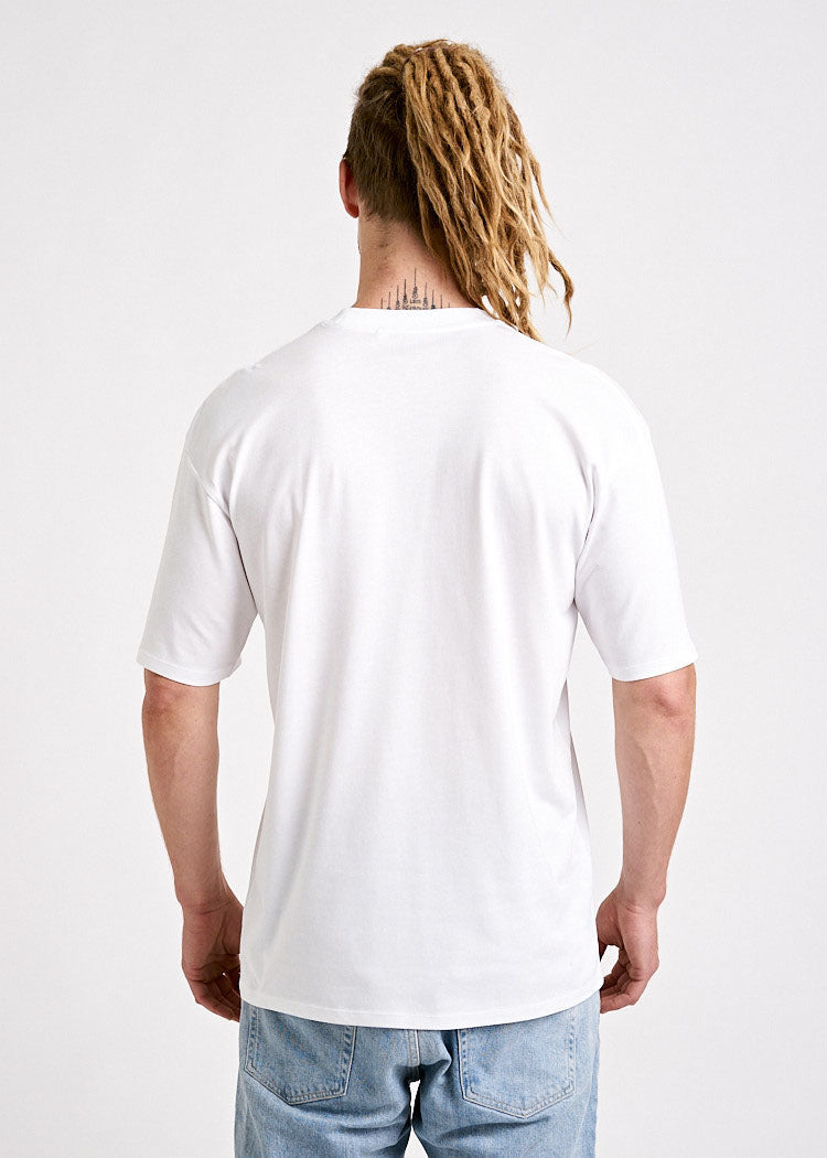 Wijld WoodShirt James Herren T-Shirt Bright White Holz