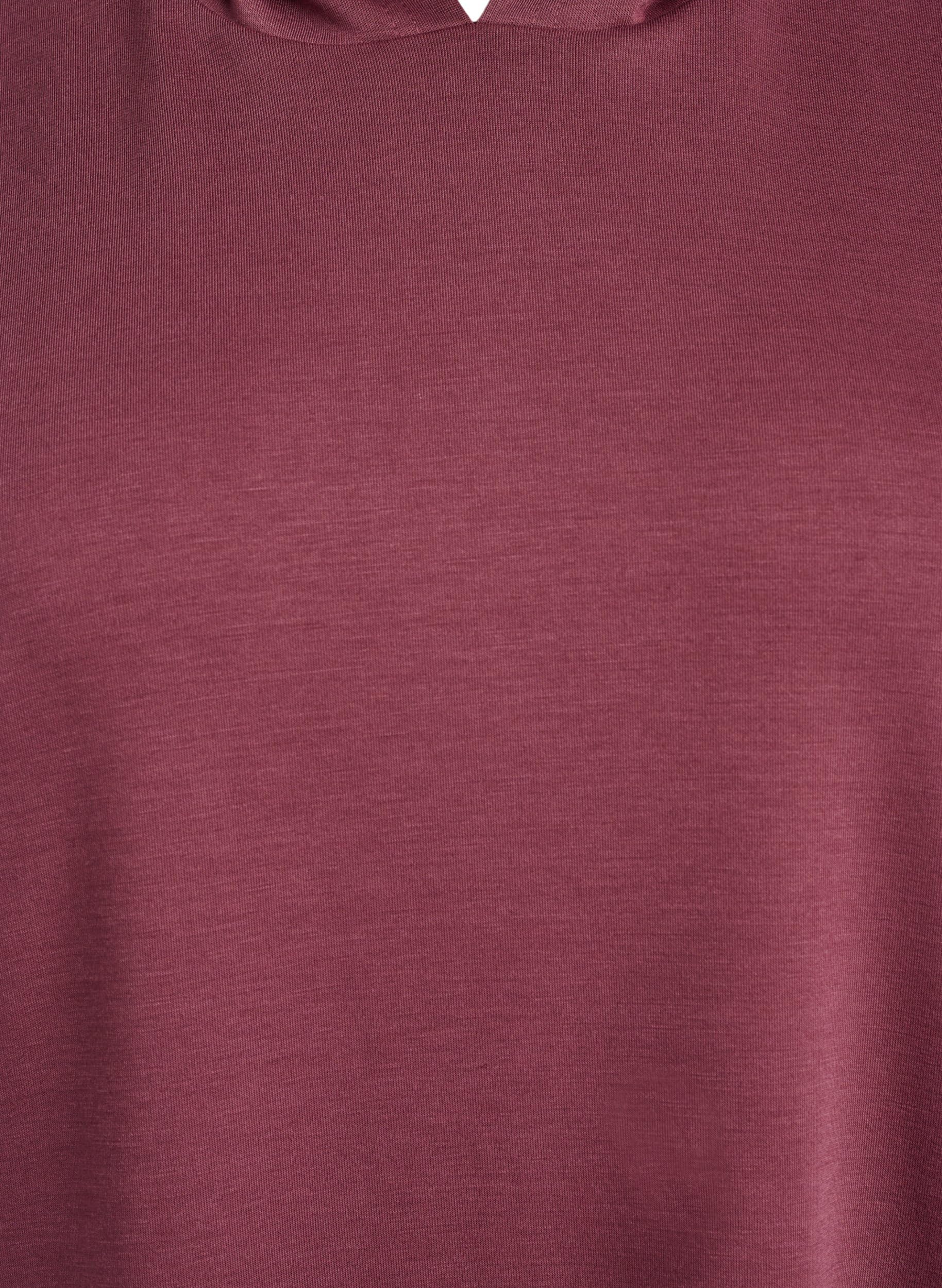 Zizzi Dresses Sweatkleid Kapuze Taschen Modal große Größen