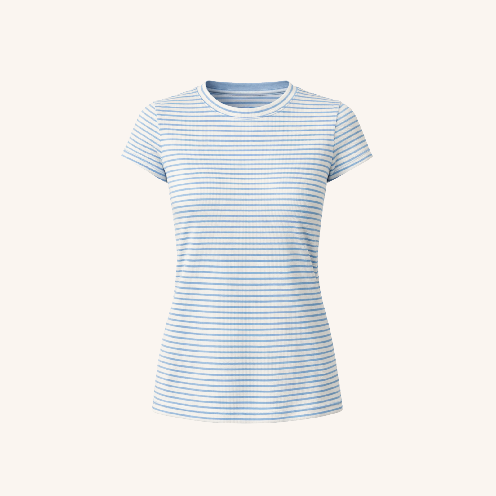 Nordlicht Elvie T-Shirt Damen M Streifen Bio Ripp