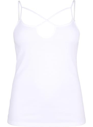 Zizzi Singlet Top Rib Top Große Größen Bio-Baumwolle
