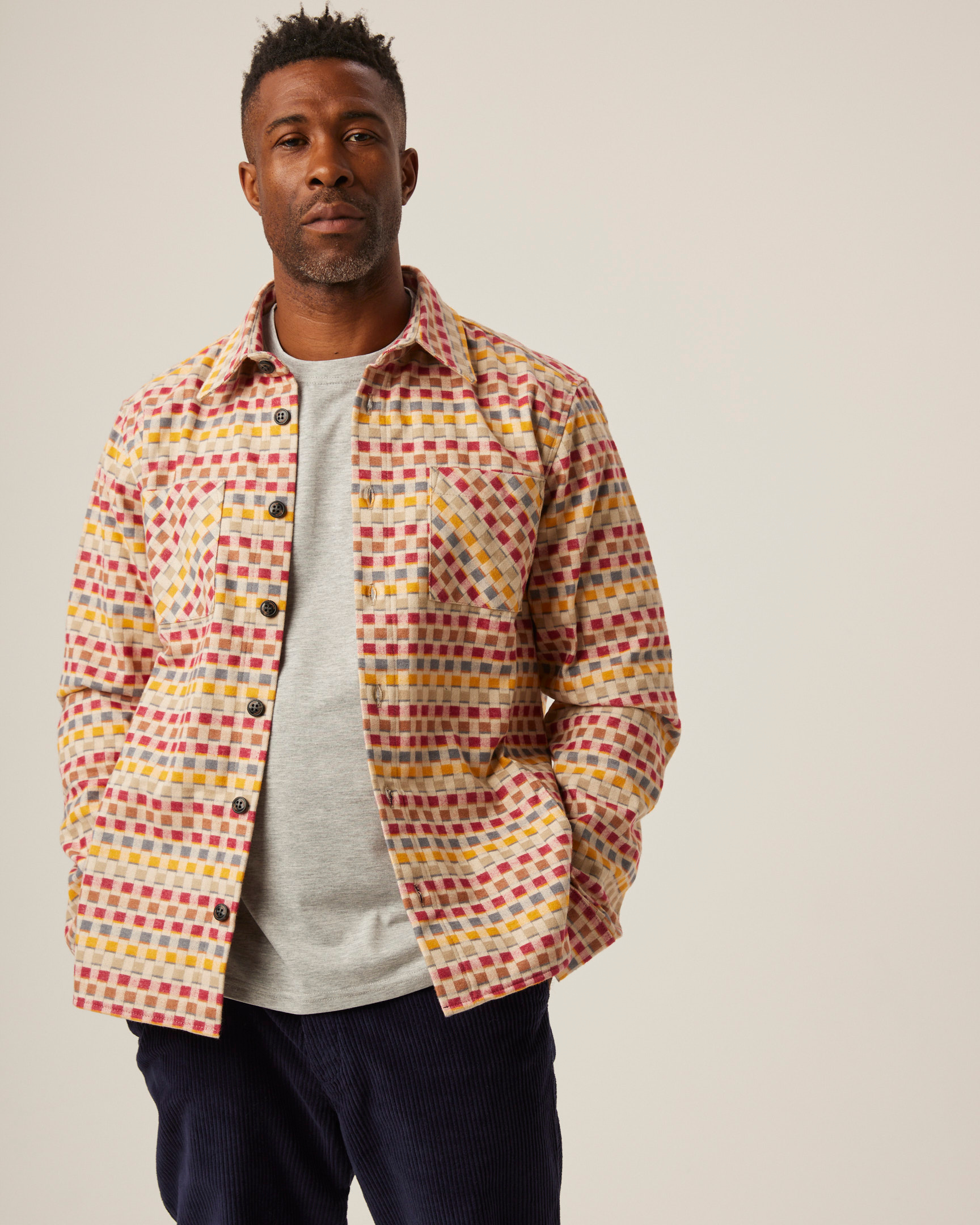 Peregrine Blunt Overshirt Hemdjacke Harry Check M