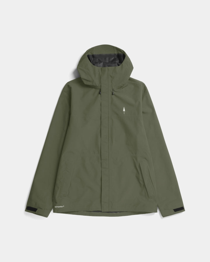 NIKIN TreeJacket Rain Regenjacke Herren Dark Olive wasserdicht