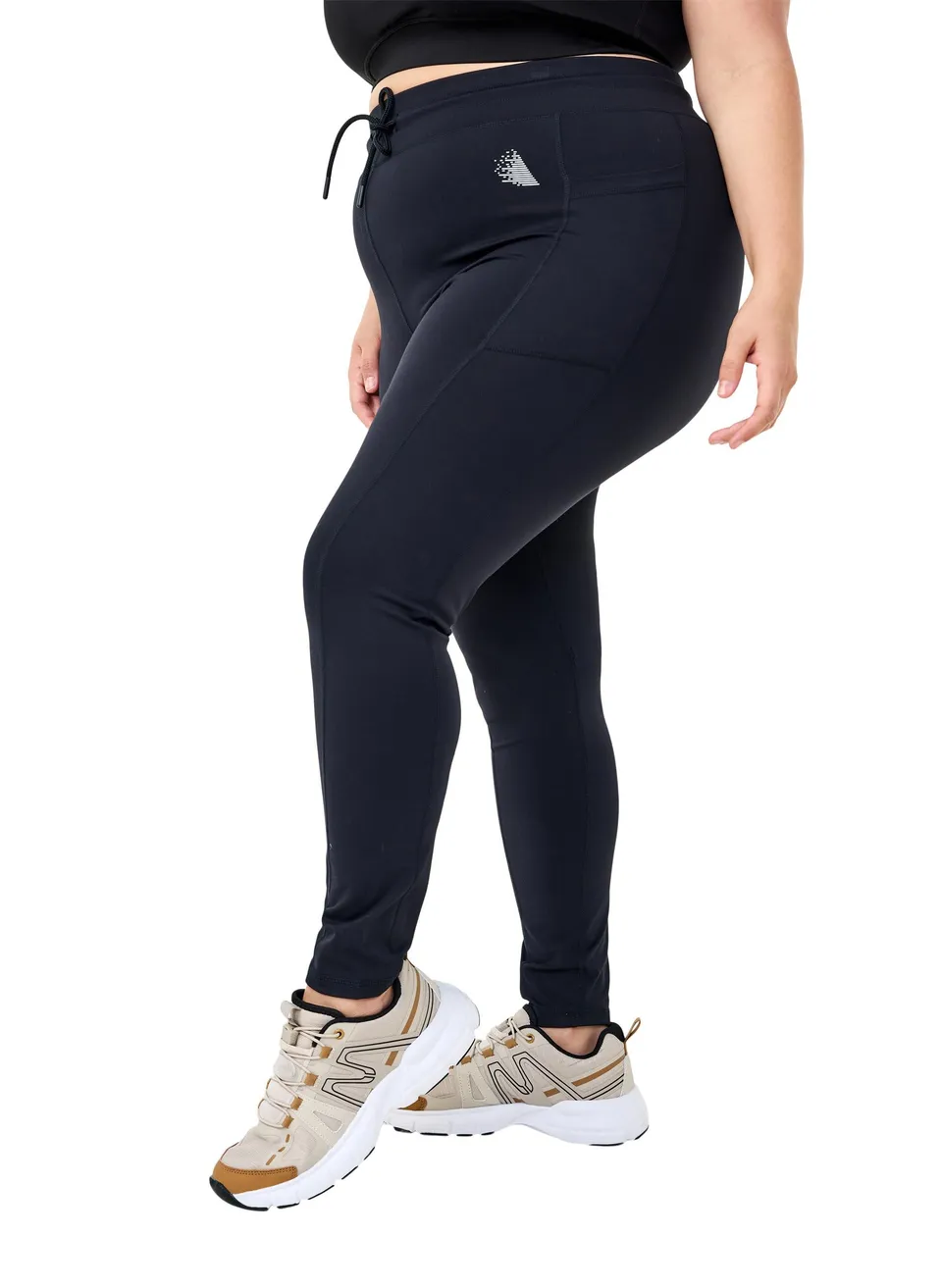 Zizzi Active Trainingstights Taschen Große Größen 42-60