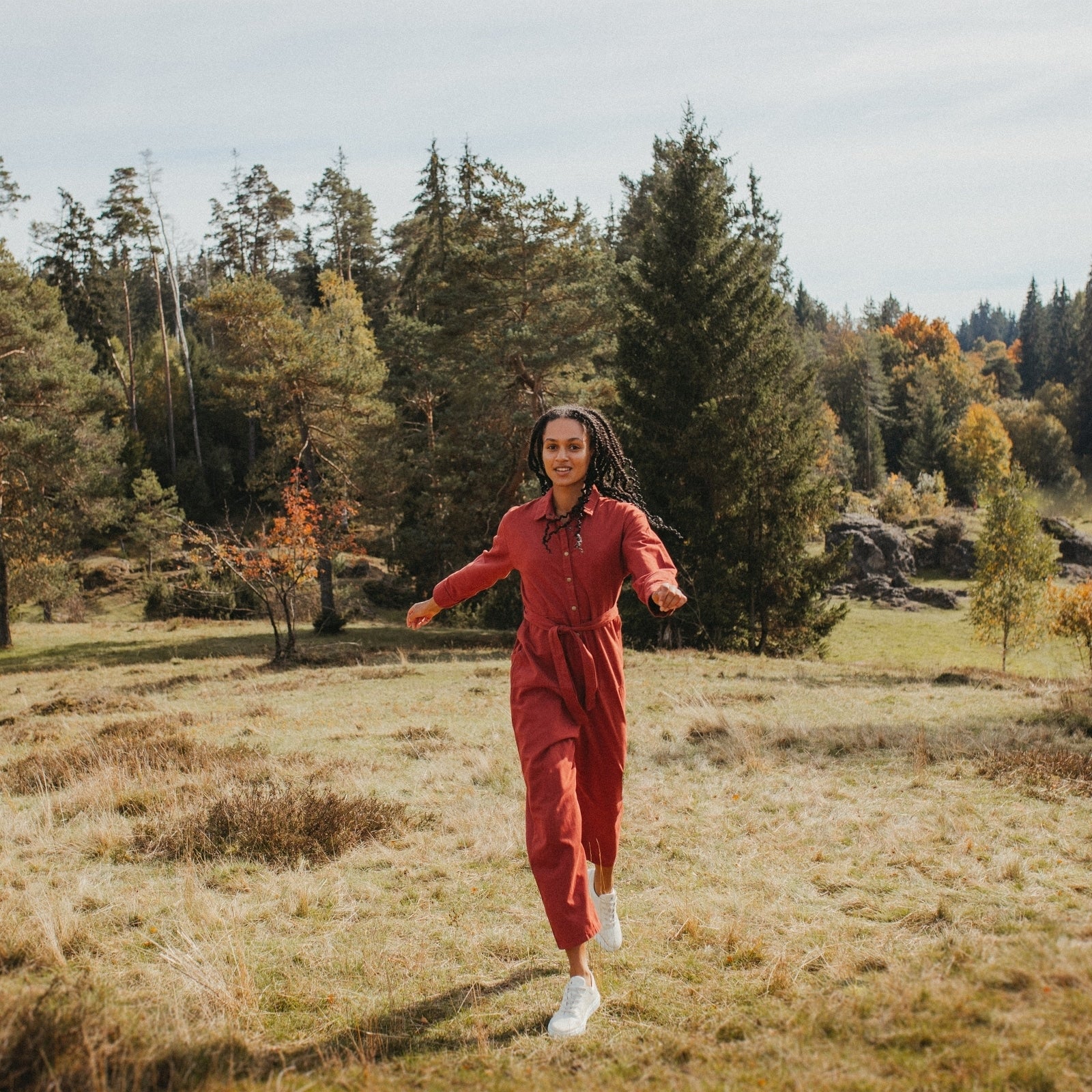 NORDLICHT Linnea Jumpsuit Bio-Baumwolle mit Taschen