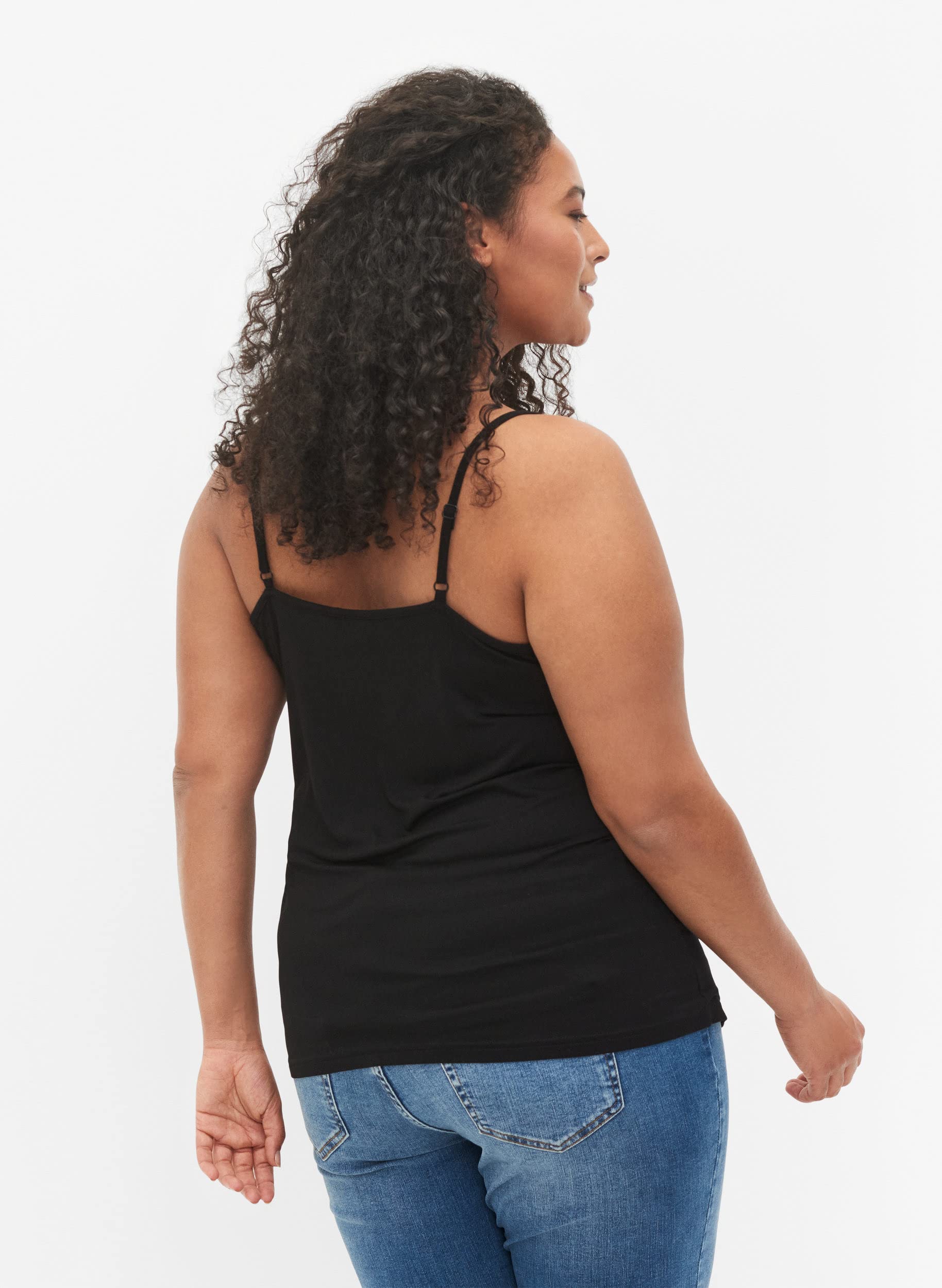 Zizzi 2er-Pack Top Spitze Damen Viskose Große Größen
