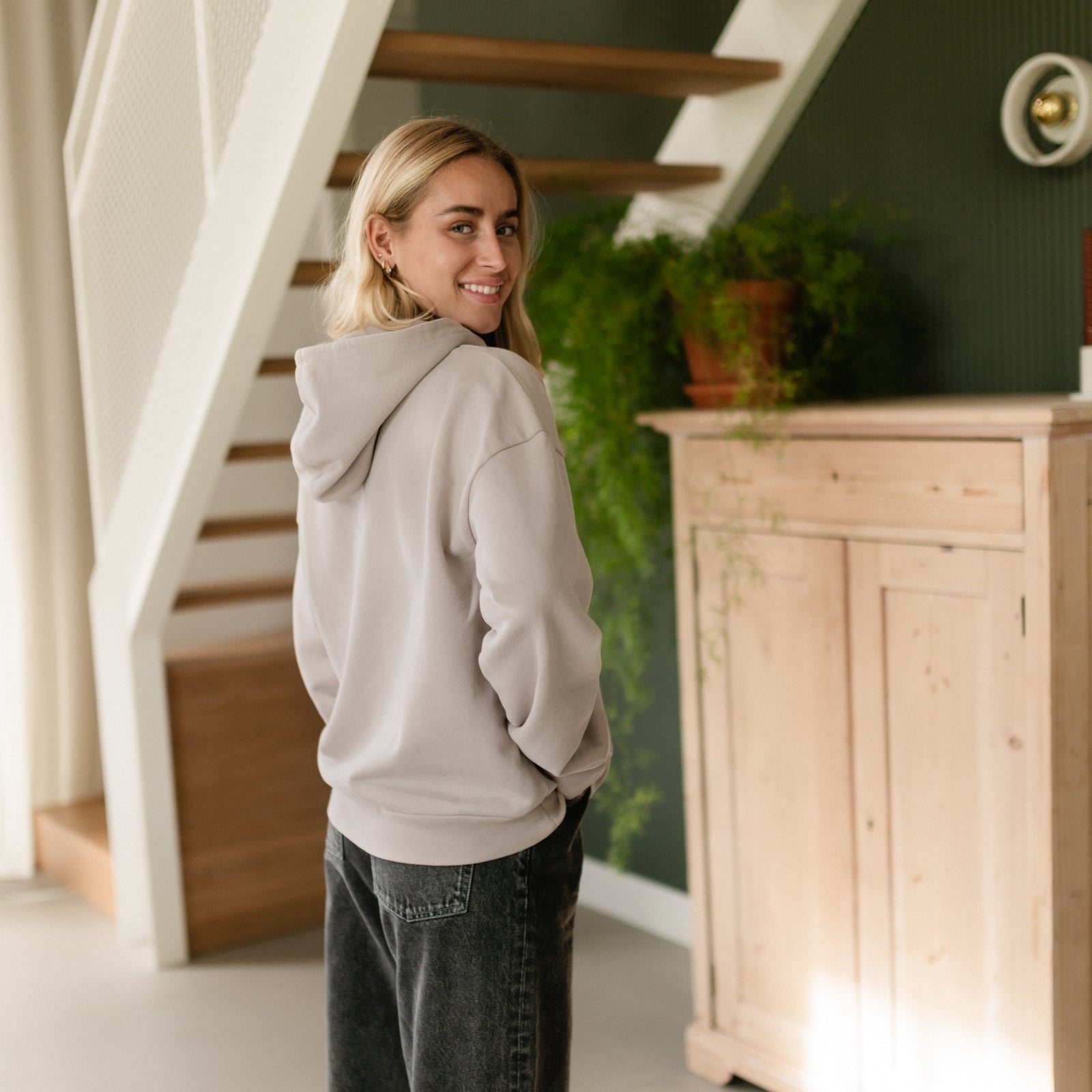 Nordlicht Nissa Hoodie Pullover Braun Bio-Baumwolle