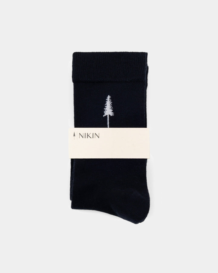 NIKIN TreeSocks Standard Socken Iris Navy 2er Pack Tencel