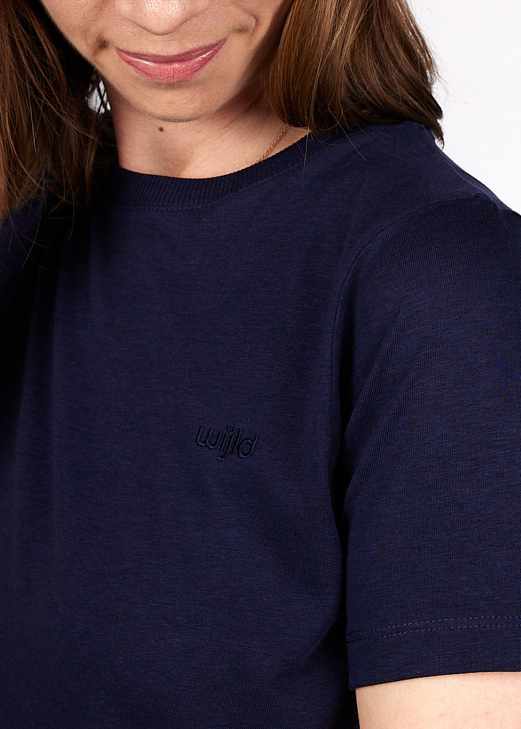 Wijld Maritim Blue Damen Longsleeve Holz Slim