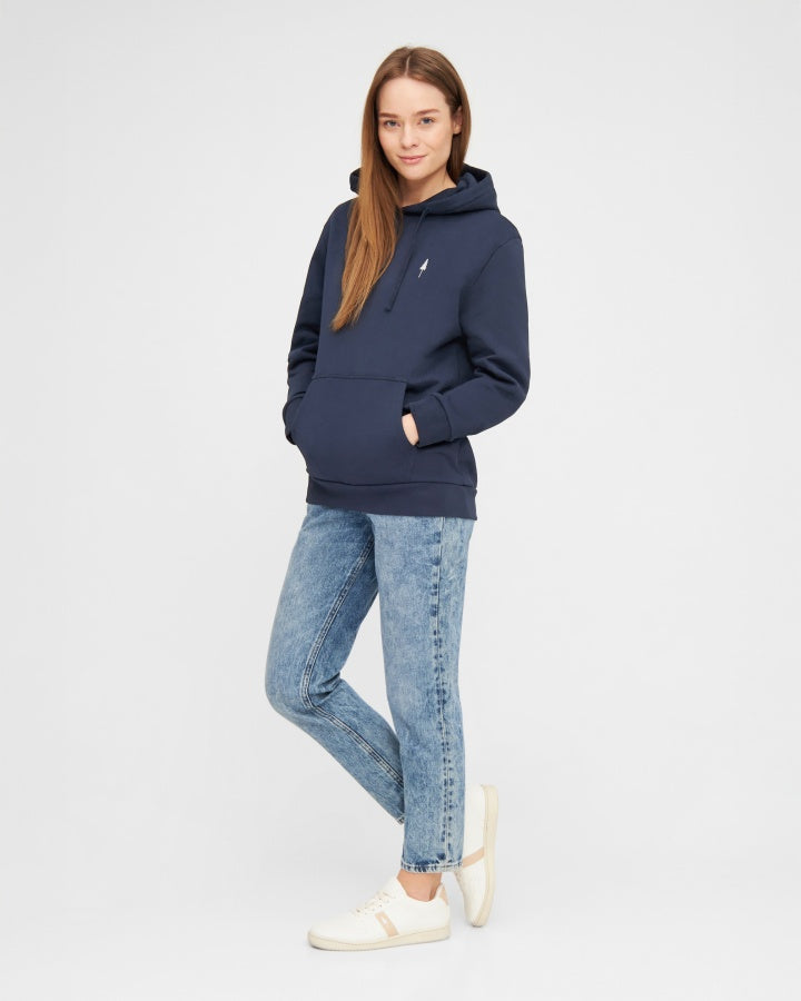 NIKIN TreeHoodie Kapuzenpullover Dark Navy Bio-Baumwolle