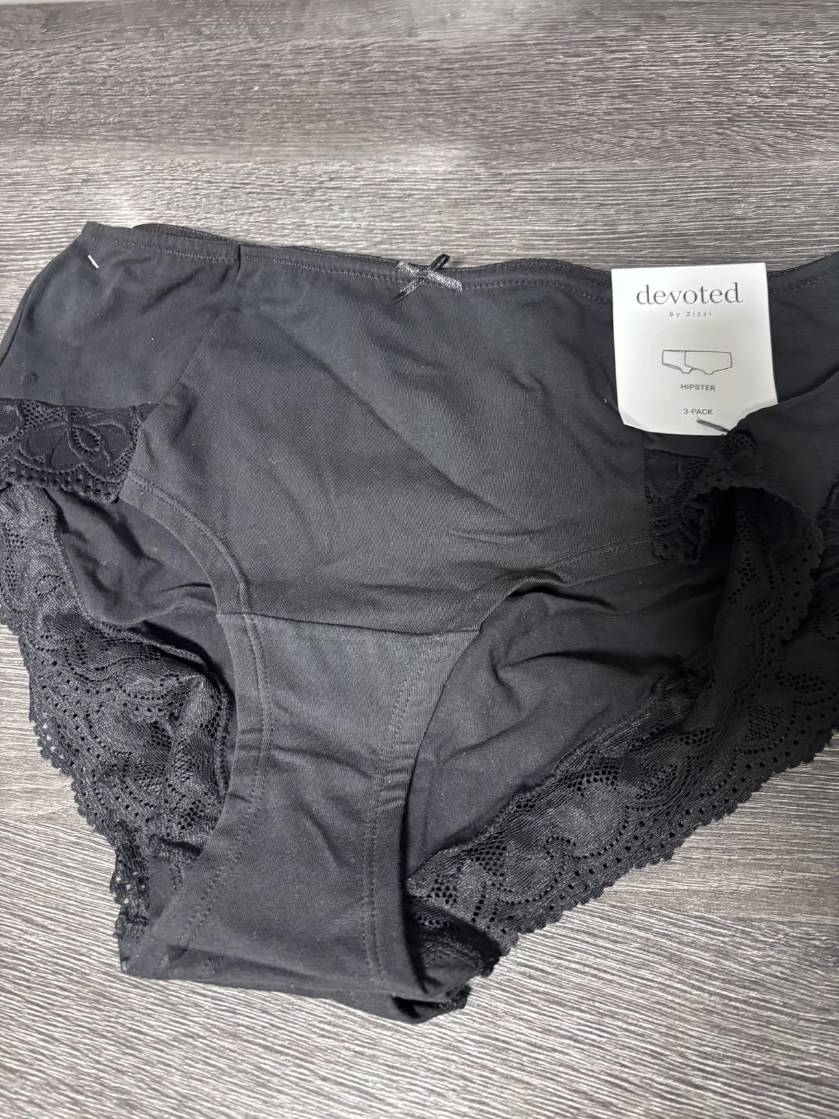Zizzi Devoted 3er-Pack Hipster-Panty Gr 42 Baumwolle