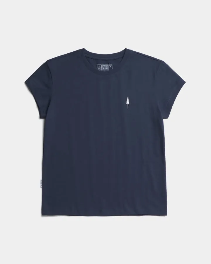NIKIN TreeShirt Women T-Shirt Dark Navy Bio XS-XXL
