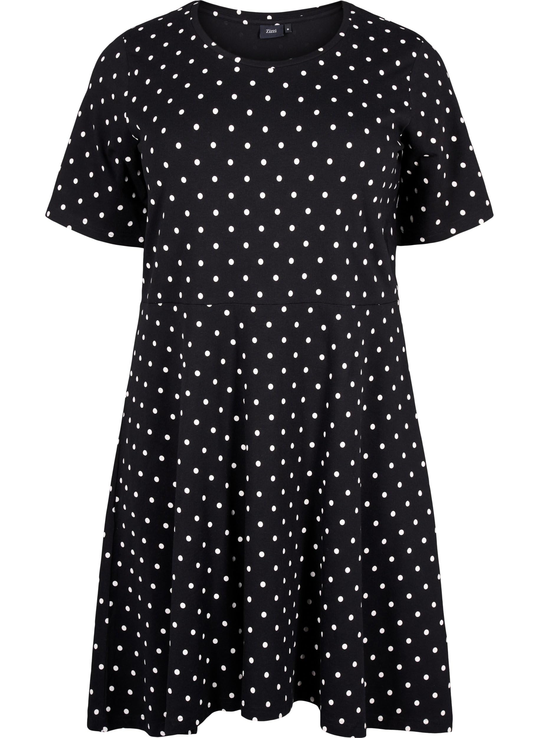 Zizzi Dresses Kleid Kurzarm Bio-Baumwolle Große Größen 42-60