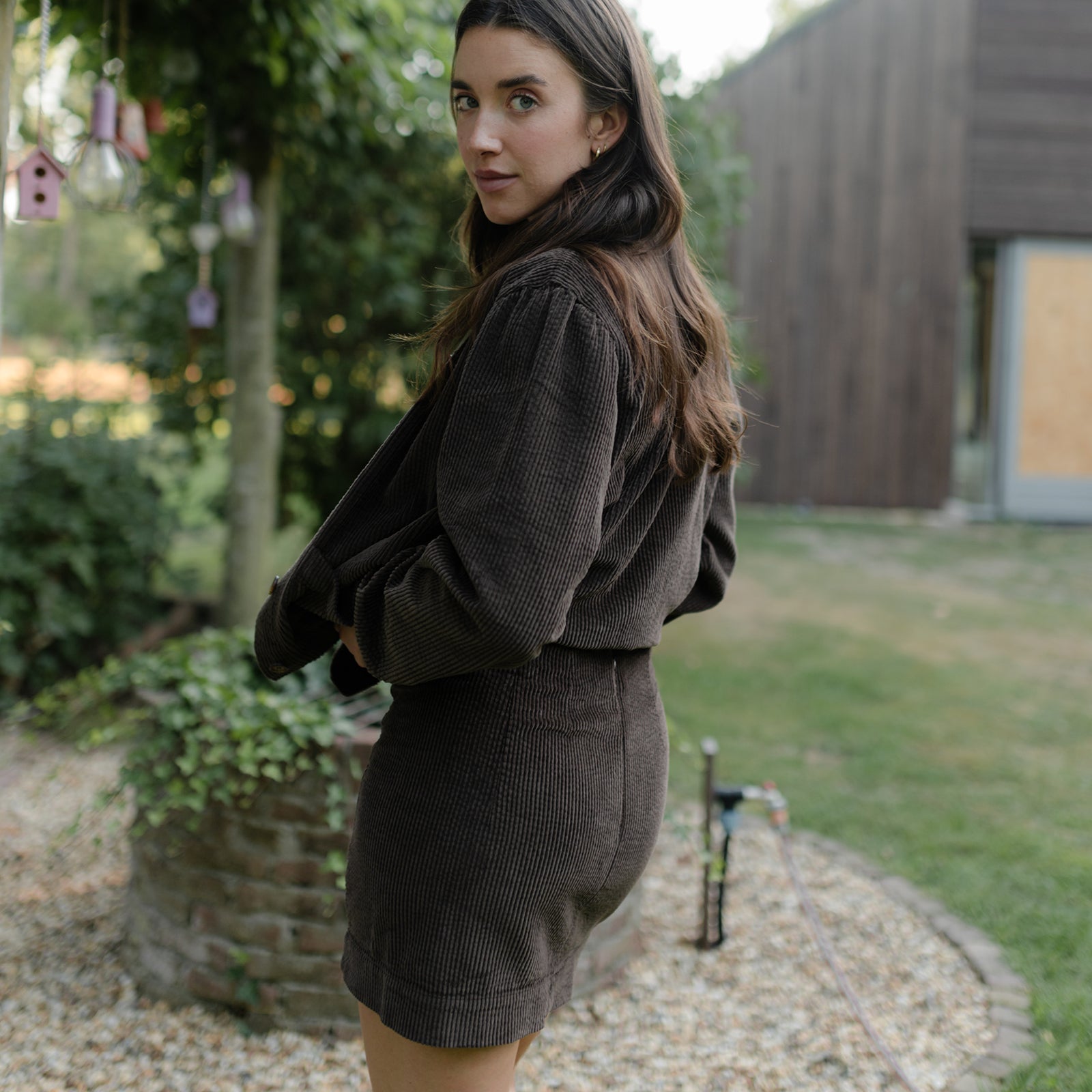 NORDLICHT Lena Cordrock Braun Mini Bio-Baumwolle