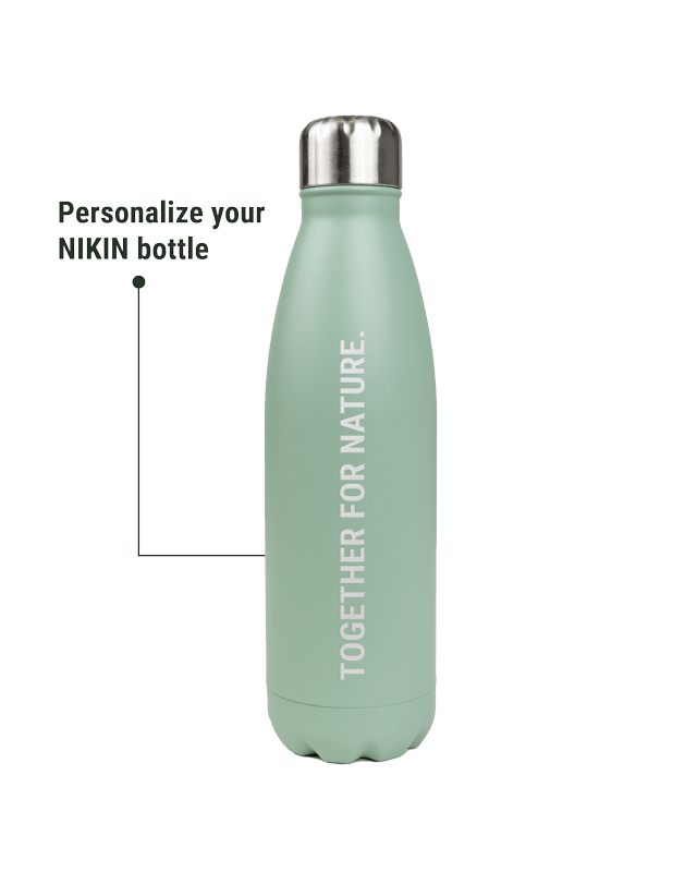 NIKIN TreeBottle Trinkflasche Mint personalisiert 750ml