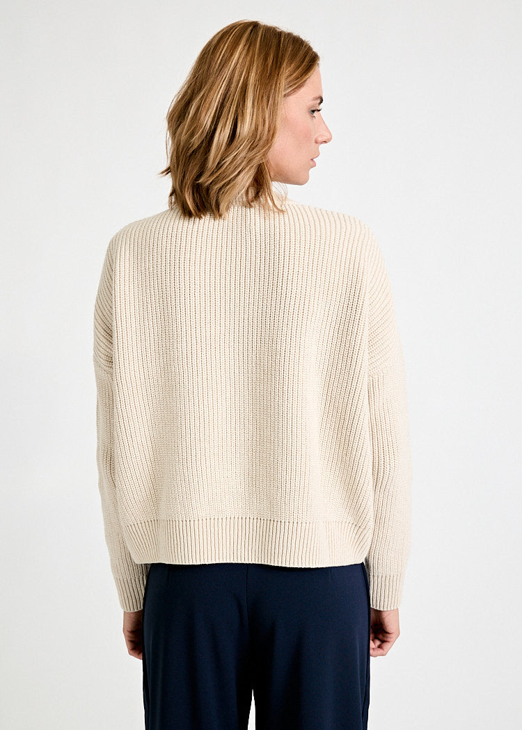 Wijld Josephine Strickpullover Natural Damen Bio-Baumwolle