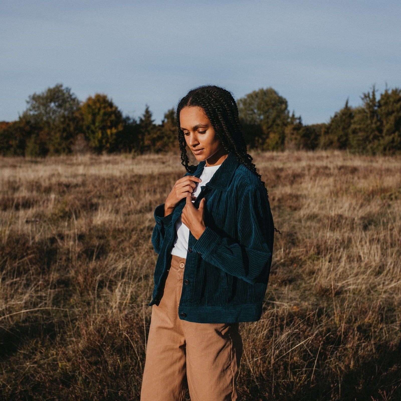 NORDLICHT Silja Cordjacke Damen Bio-Baumwolle