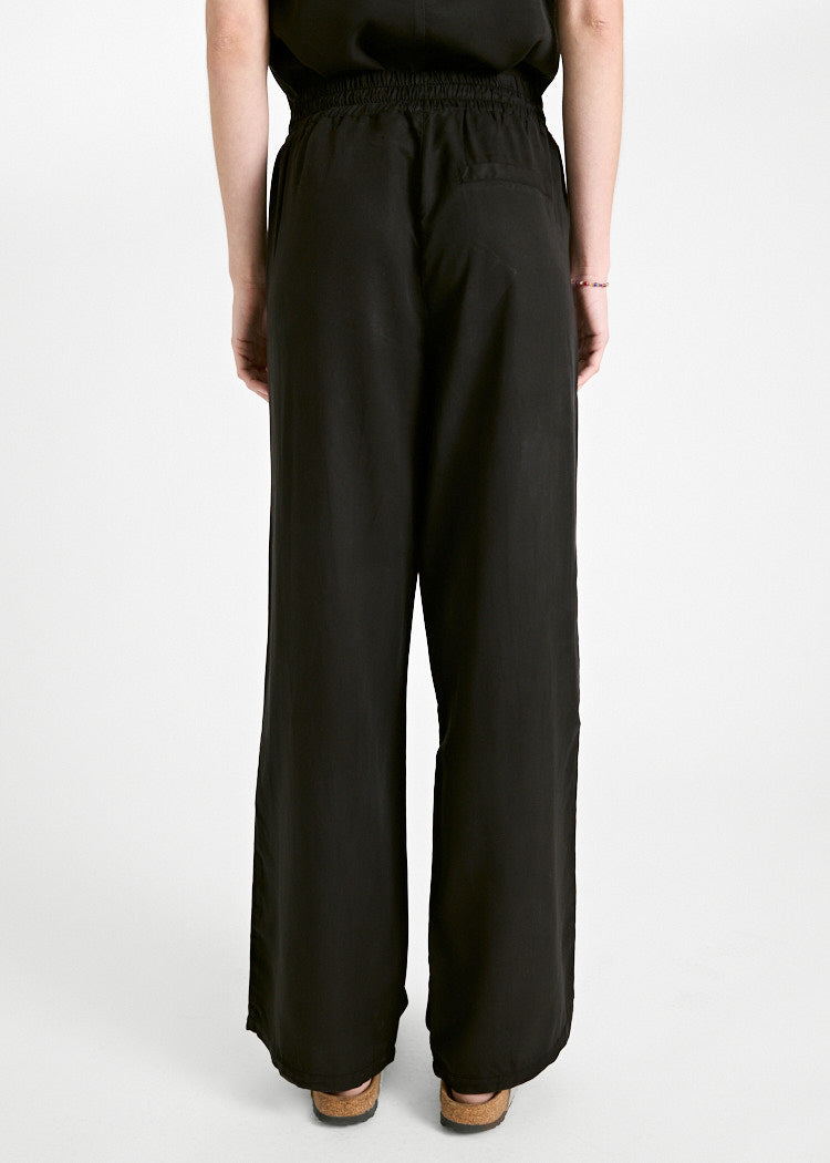 Wijld Amber Twill Hose Damen Black Lyocell 155g