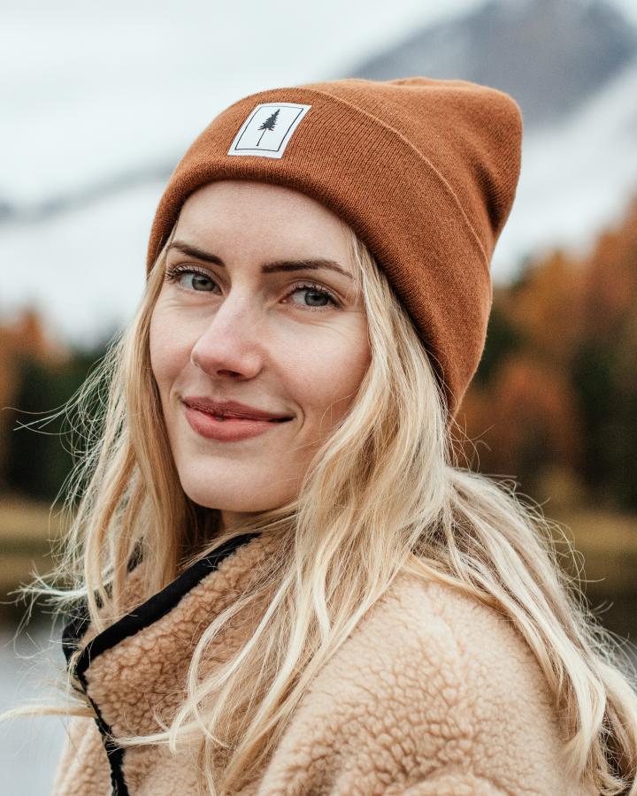 NIKIN Treeanie Classic Beanie Sepia Baumwollmix