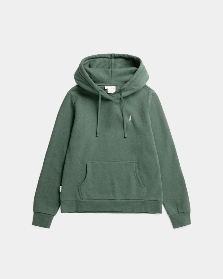 NIKIN TreeHoodie Women Olive Mel Hoodie Bio-Baumwolle
