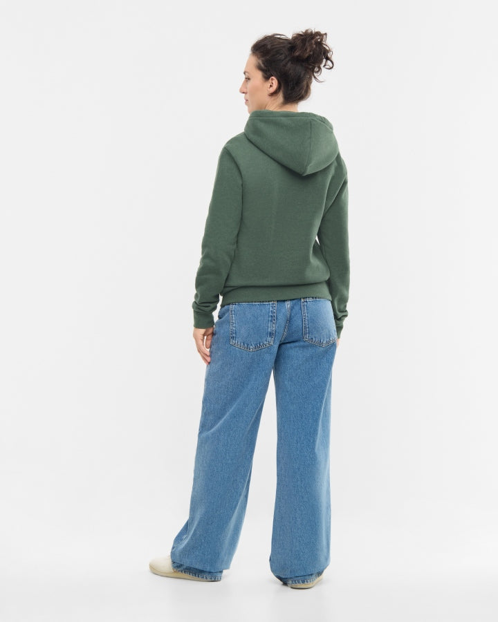 NIKIN TreeHoodie Hoodie Olive Mel Bio-Baumwolle