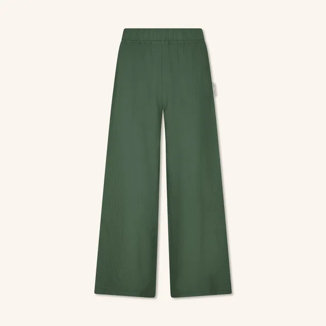 NORDLICHT Nilla Musselin Palazzo Hose High Waist Bio