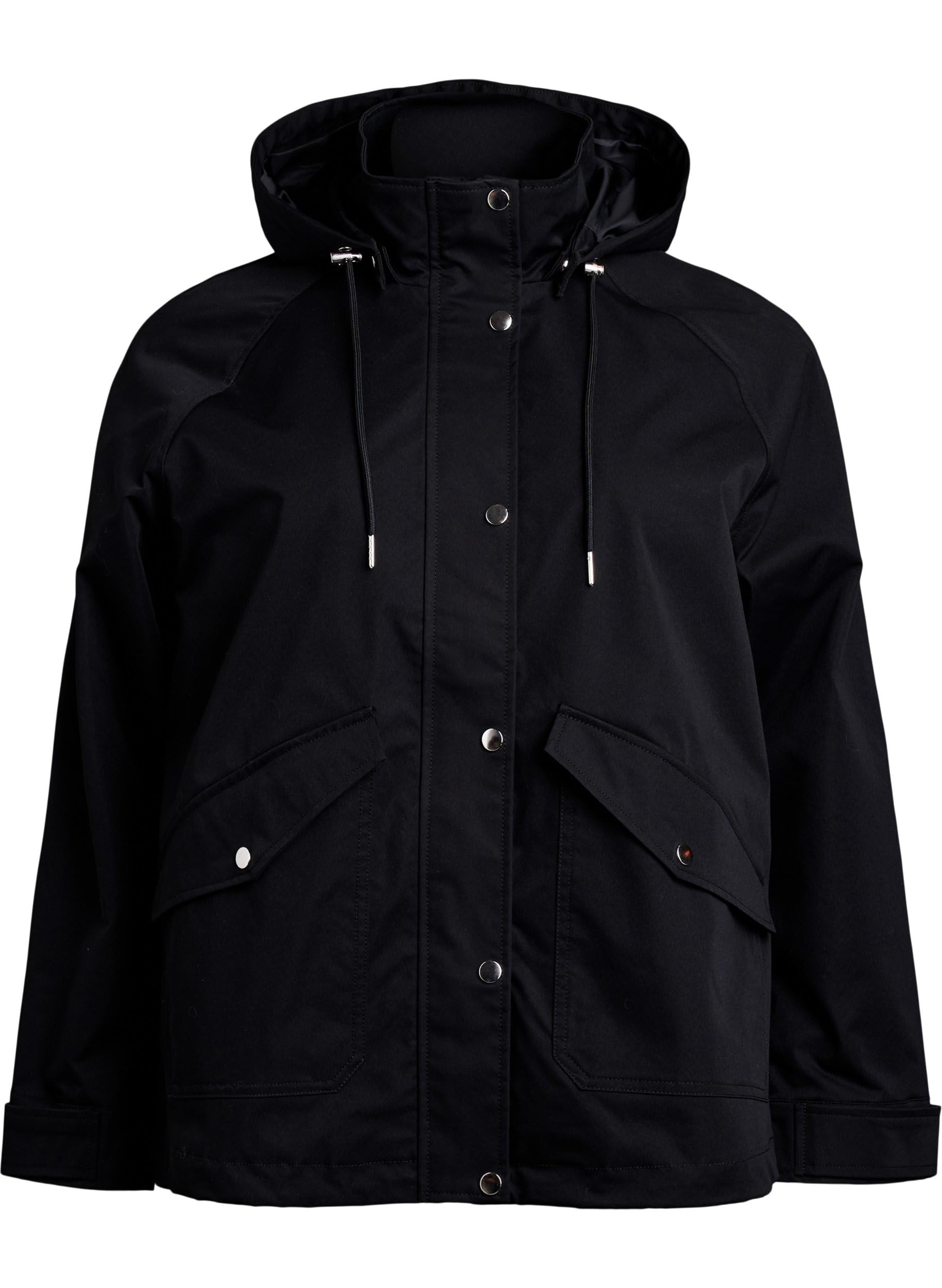 Zizzi Jackets Frühlingsparka Reißverschluss Kapuze Gr. 42-60