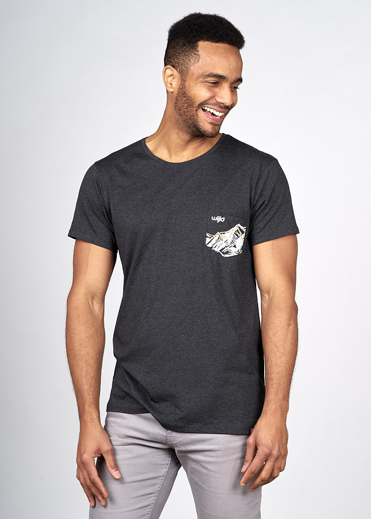 Wijld Alex Mountainscape T-Shirt Herren Print Lyocell