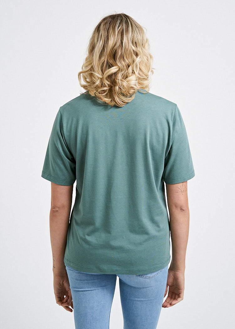 Wijld Woodshirt Tilda Damen T-Shirt Silver Pine Lyocell
