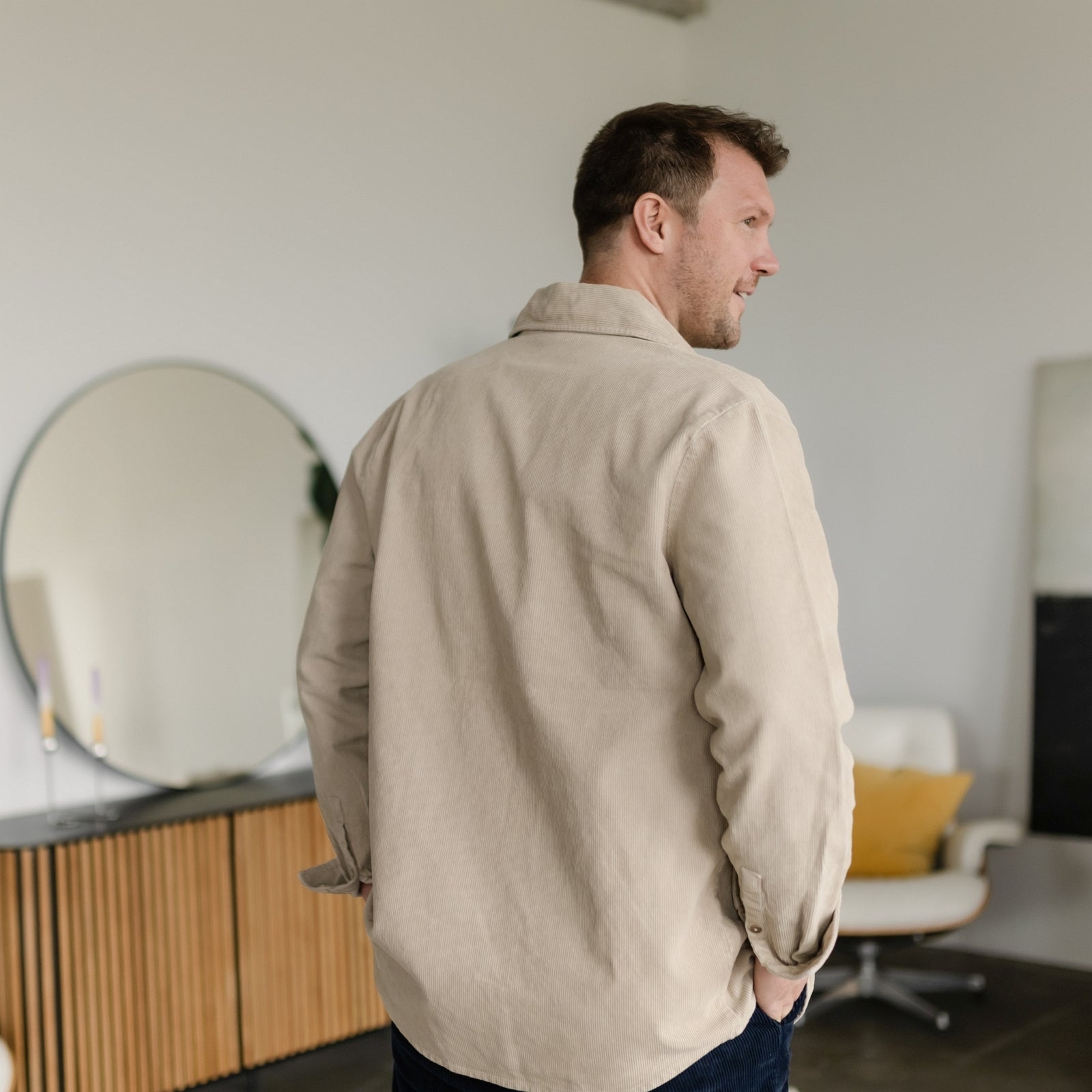 Nordlicht Emil Cord Hemd Herren aus Bio-Baumwolle
