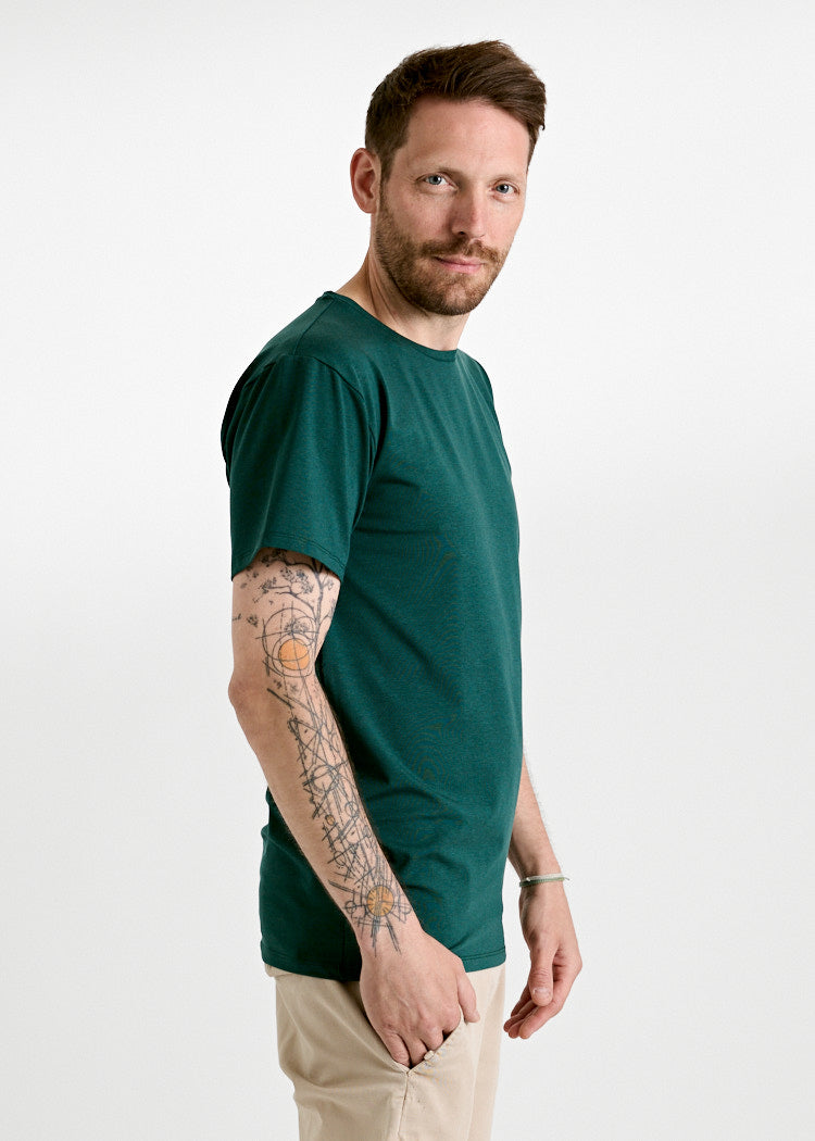 Wijld Timo Herren Woodshirt Sea Moss Lyocell-Bio-Baumwolle