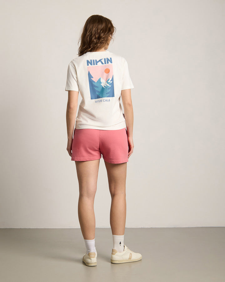 NIKIN TreeShirt Nature Calls Relaxed T-Shirt Damen Weiß