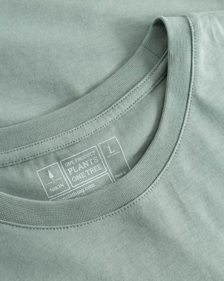 NIKIN TreeShirt T-Shirt Turquoise Bio-Baumwolle