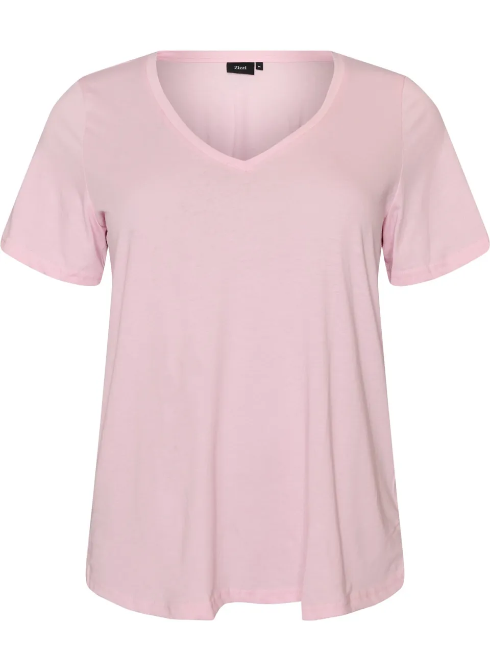 Zizzi T-Shirts Basic T-Shirt V-Ausschnitt Navy Blazer 46-48