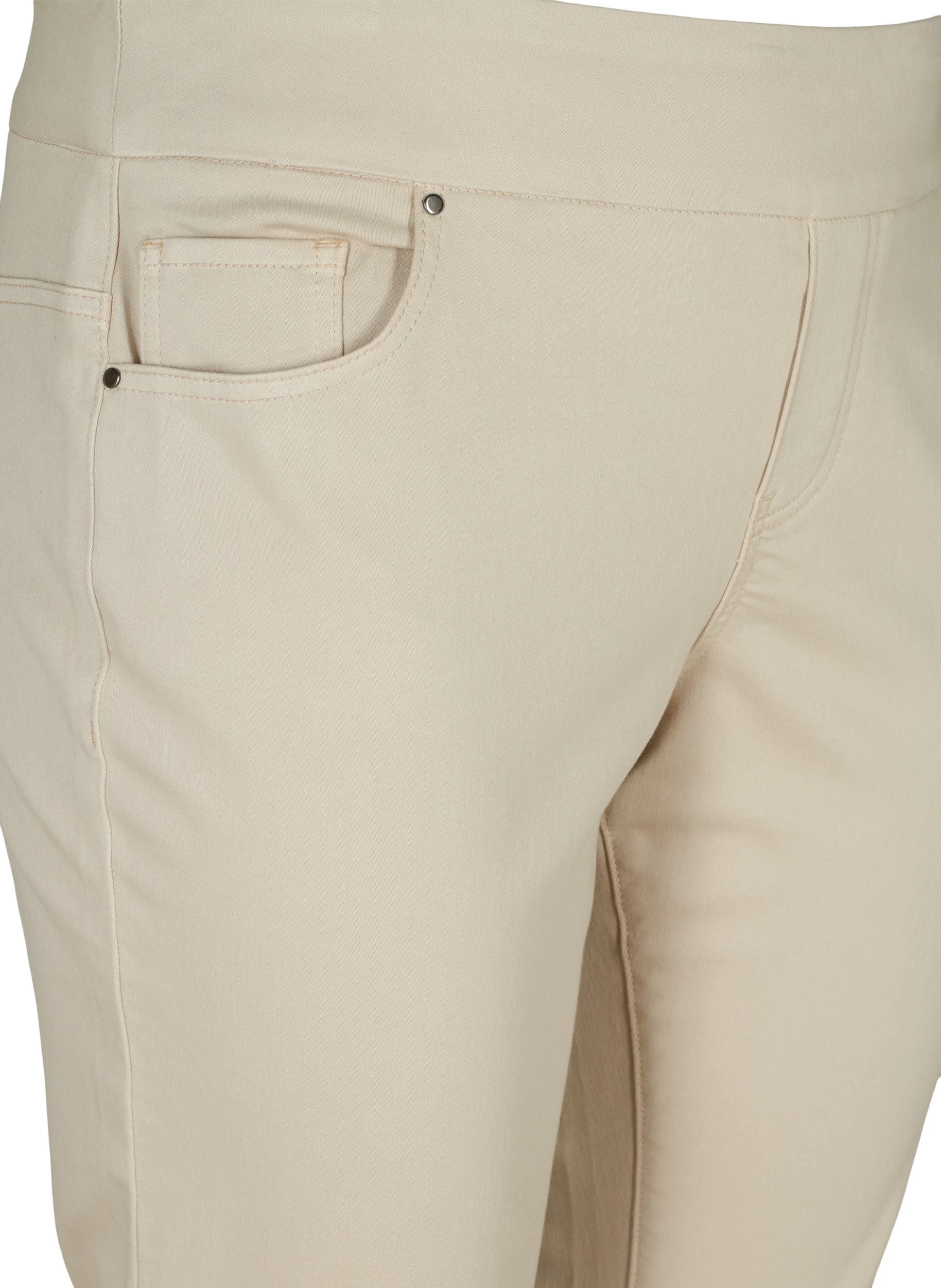 Zizzi Trousers & Leggings Caprihose Rainy Day 46-48 Baumwolle