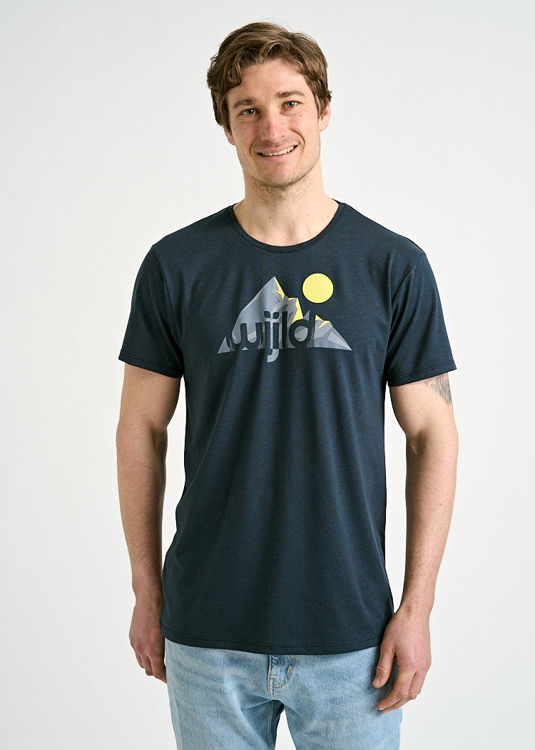 Wijld Alex Graphic Mountains Herren T-Shirt Print