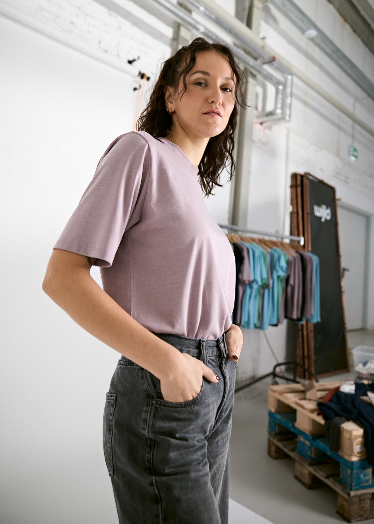 Wijld Tara Toadstool Damen T-Shirt locker braun