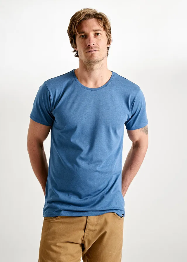 Wijld Alex Woodshirt Herren Bijou Blue Lyocell
