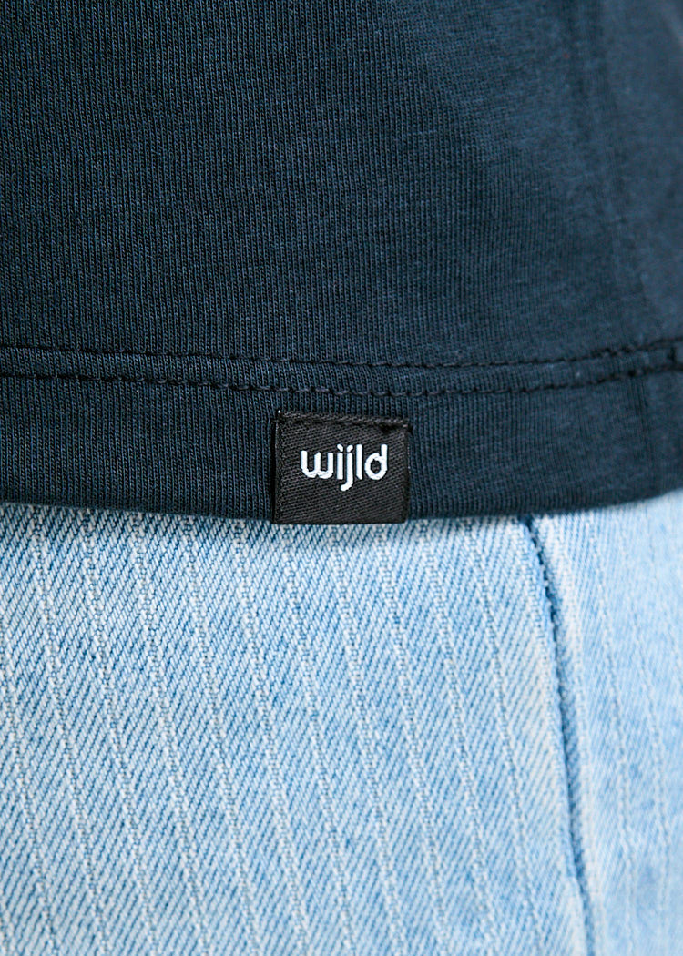 Wijld WoodShirt Tilda T-Shirt Carbon Longer Bio
