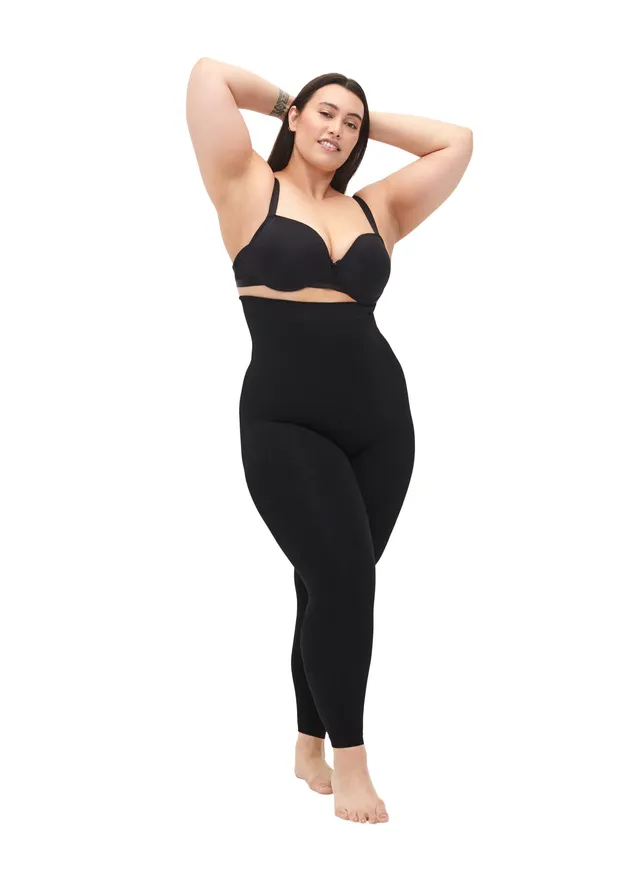 Zizzi Shapewear Leggings Damen Hohe Taille formend nahtlos